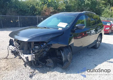 2017 Nissan Pathfinder Sl z USA, uszkodzony, nr VIN 5N1DR2MN0HC693053